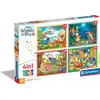 Image de Clementoni puzzle enfant Disney Winnie l'Ourson 4-en-1