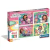 Image de Clementoni Coffret puzzle 4-en-1 Gabby's Dollhouse - 12/16/20/24 pièces