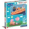 Image de Clementoni Puzzle Peppa Pig 2x20 pièces