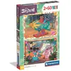 Image de Clementoni Puzzle enfant Stitch - 2x60 pièces