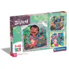 Image de Clementoni Puzzle enfant Stitch - 3x48 pièces