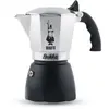 Image de Bialetti New Brikka 4 tasses Argent Noir