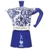 Image de Bialetti Moka Express 6 Color - Dolce Gabbana Blu Mediterraneo