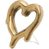 Image de Mirroir cadre photo doré Melted Heart Gold - Seletti