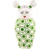 Image de Vase poupée avec couvercle vert 17 x 25 cm Canopie Izumi - Seletti