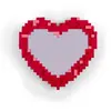 Image de Seletti coeur miroir pixelisé