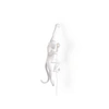 Image de Seletti Lampe singe suspendue à gauche - blanc