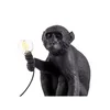 Image de Seletti Lampe Monkey assis - noir