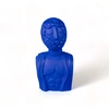 Image de Seletti Objet homme buste en terre cuite Magna Grecia bleu - 11512B
