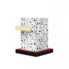 Image de Table d'appoint en mdf et bois 42,3x42x54,6cm Superside terrazzo - Seletti