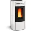 Image de Poêle à granulés de bois12.1kw acier blanc - TERRYPLUSBLANC - NORDICA EXTRAFLAME