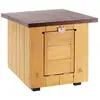 Image de FERPLAST-Niche en bois pin nordique coloris marron Baita 40 - 39 x 49,5 x 43 cm