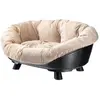 Image de Ferplast Corbeille pour chien en plastique Sofa Throne 6 - 73 x 55 x 32 cm - Noir