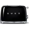 Image de Smeg Grille-pain Noir - TSF01BLEU