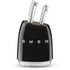 Image de Bloc de 6 couteaux noir - KBSF02BL - SMEG