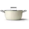 Image de Faitout crème mat 24cm + couvercle - CSF2412CRM - SMEG