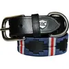 Image de Collier pour chien Flags&Cup Chukka Noir 55 cm 802020-noir/bleu/blanc/rouge