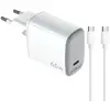 Image de Chargeur mural Celly UPTC1USBC65WCTC Blanc