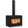 Image de Poêle à bois 12.4kw noir - DANTE5.0 - NORDICA EXTRAFLAME