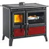 Image de Cuisinière à bois 8.7 kw bordeaux - MILLY.16BORDEAUX - NORDICA EXTRAFLAME