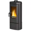 Image de Poêle à bois fonte 6.6kw noir antracite - CANDYLEAN - NORDICA EXTRAFLAME