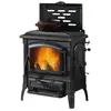 Image de Poêle à bois 7.7kw fonte émaillée noir - ISETTACCLEAN - NORDICA EXTRAFLAME