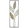 Image de Cadre en métal Feuilles 30.5 x 1.9 x 91 cm.