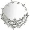 Image de Miroir Mural Design Butterfly 94cm Argent