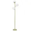 Image de Lampadaire en métal doré 3 abat-jour Glamy 36 x 190 cm.