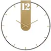 Image de Horloge en métal Goldy 60 x 4.5 cm.