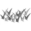 Image de Décoration Murale en Métal Gabbiani 93cm Gris