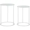 Image de Paris prix Lot de 2 tables d'appoint gigognes - Blanc