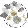 Image de Décoration Murale Ronde en Métal Campur 78cm Multicolore