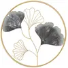 Image de Décoration Murale Ronde en Métal Simple 45cm Multicolore