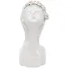 Image de Vase Déco en Porcelaine Young Lady Roses 26cm Blanc
