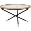 Image de Paris prix Table basse ronde verre - Multicolore