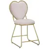 Image de Chaise Design Coeur Heart 80cm Rose & Or