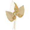 Image de Décoration Murale en Métal Autumn Leaf 84cm Or