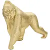 Image de Statuette Design en Résine Gorille 29cm Or