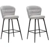 Image de Lot de 2 Tabourets de Bar Losanna 108cm Gris