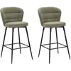 Image de Lot de 2 Tabourets de Bar Losanna 108cm Vert