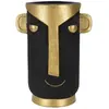 Image de Paris prix Vase visage tribal - Noir & or