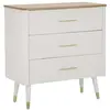 Image de Mauro ferretti Commode 3 tiroirs - Blanc
