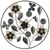 Image de Horloge Murale en Métal Divaker 67cm Noir
