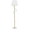 Image de Lampadaire Design en Métal Hanger 173cm Blanc & Or