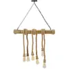 Image de Lampe Suspension en Bambou Rope 80cm Naturel