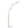 Image de Mauro Ferretti Lampadaire en métal 6 abat-jour Arc