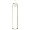 Image de Lampadaire Design Arc Luci 168cm Blanc & Or