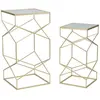 Image de Paris prix lot de 2 tables d'appoint - Or