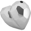 Image de Mauro ferretti Vase coeur décoratif - Argent